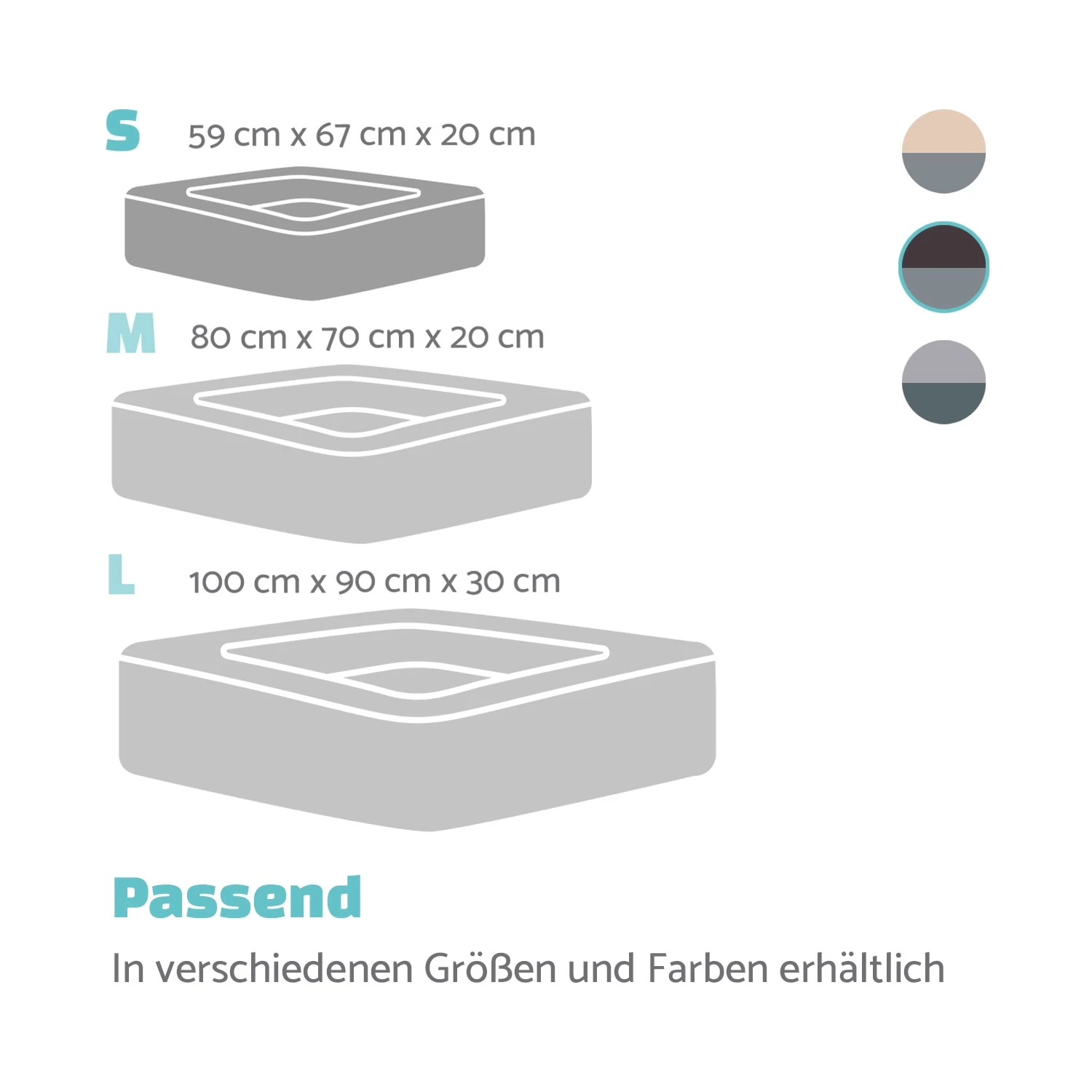 Emma Hundebett Hundekorb | Waschbar | Rutschfest | Atmungsaktiv | Wendematratze | Kissen | Größe S (67 X 20 X 59 Cm) 8 Emma Hundebett Hundekorb | Waschbar | Rutschfest | Atmungsaktiv | Wendematratze | Kissen | Größe S (67 X 20 X 59 Cm) – Bild 7