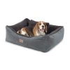 Emma Hundebett Hundekorb | Waschbar | Rutschfest | Atmungsaktiv | Wendematratze | Kissen | Größe S (67 X 20 X 59 Cm) -Gartenwelt Verkauf 10037607 yy 0001 titel