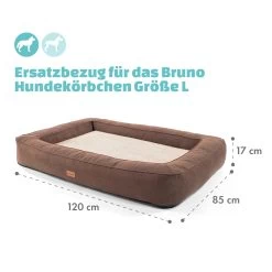 Balu L Hundebett Ersatzbezug Waschbar Rutschfest Atmungsaktiv Größe XL -Gartenwelt Verkauf 10037657 de 0004 logo