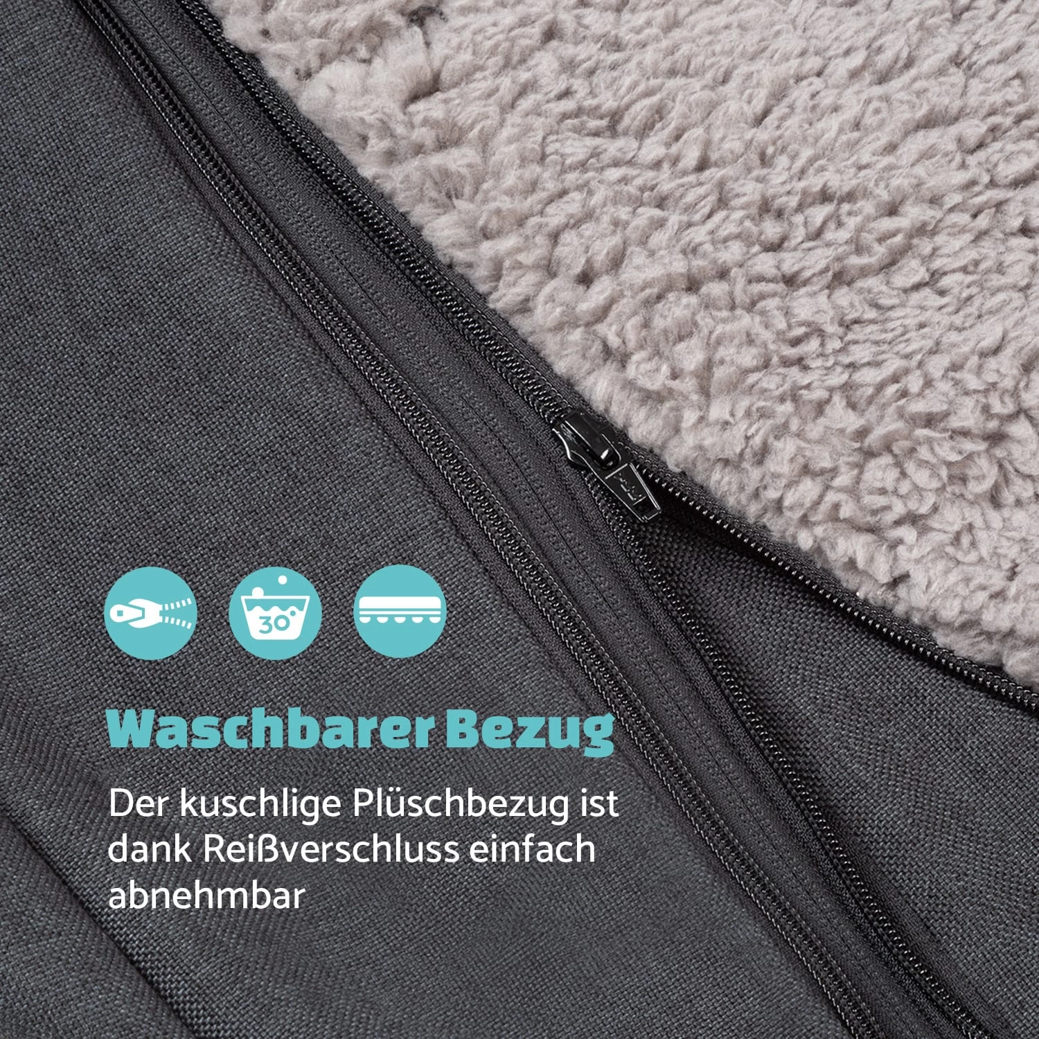 Odin Hundesofa Ersatzbezug | Waschbar | Rutschfest | Atmungsaktiv | Größe L (120 X 12 X 80 Cm) 4 Odin Hundesofa Ersatzbezug | Waschbar | Rutschfest | Atmungsaktiv | Größe L (120 X 12 X 80 Cm) – Bild 2