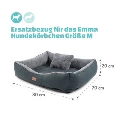 Emma Hundebett Ersatzbezug Waschbar Rutschfest Atmungsaktiv Größe M -Gartenwelt Verkauf 10037664 de 0004 logo