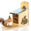 Futterhaus Für Eichhörnchen Metalldach Kiefernholz Unbehandelt -Gartenwelt Verkauf 10038023 yy 0001 titel