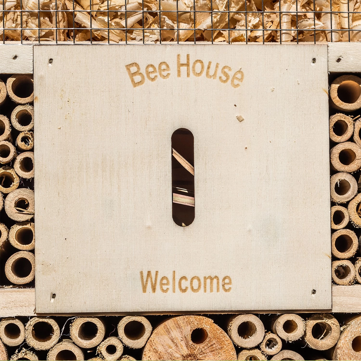 Insektenhotel Mit Flachdach Aufhängung Ganzjährig Bewohnbar Holz 7 Insektenhotel Mit Flachdach Aufhängung Ganzjährig Bewohnbar Holz – Bild 5