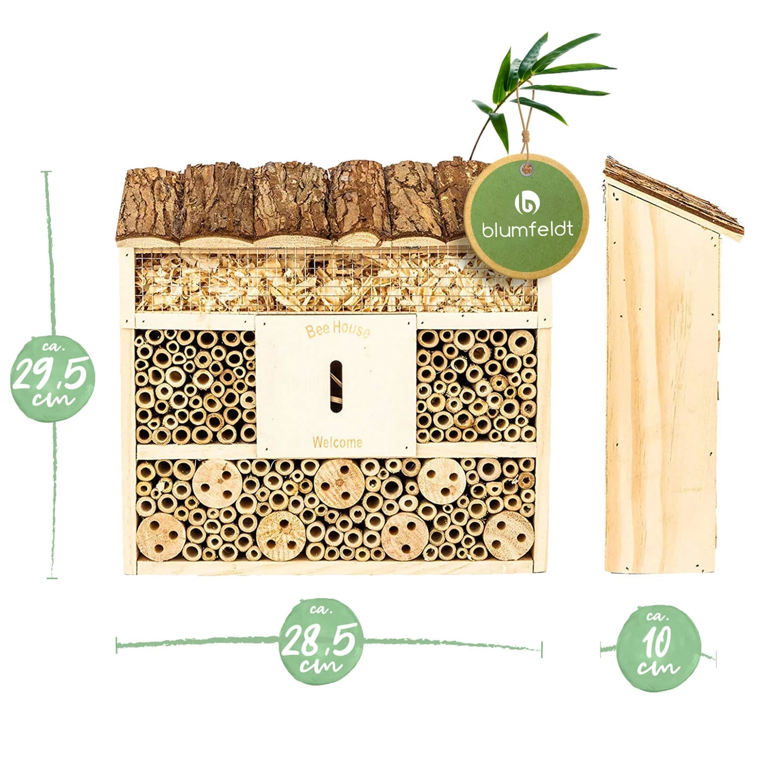 Insektenhotel Mit Flachdach Aufhängung Ganzjährig Bewohnbar Holz 9 Insektenhotel Mit Flachdach Aufhängung Ganzjährig Bewohnbar Holz – Bild 7