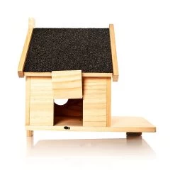 Eichhörnchenkobel Futterhaus Überwinterung 4 Zugänge Pinienholz Unbehandelt Handgefertigt -Gartenwelt Verkauf 10038066 yy 0004 logo