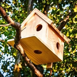 Eichhörnchenkobel Futterhaus Überwinterung 4 Zugänge Pinienholz Unbehandelt Handgefertigt -Gartenwelt Verkauf 10038066 yy 0005 logo
