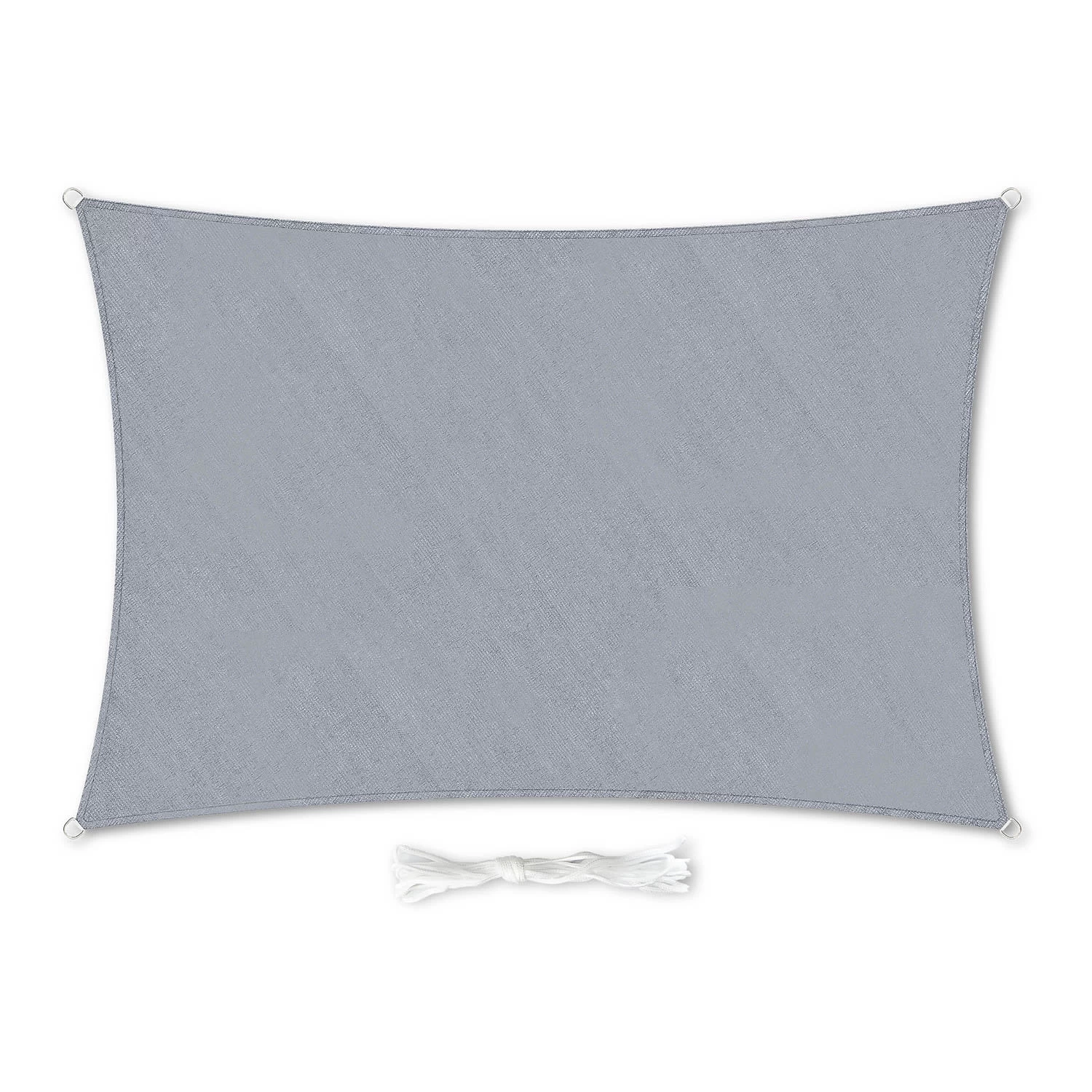 Rechteckiges Sonnensegel 2x4 M Mit Befestigungsringen Polyester Luftdurchlässig 3 Rechteckiges Sonnensegel 2x4 M Mit Befestigungsringen Polyester Luftdurchlässig