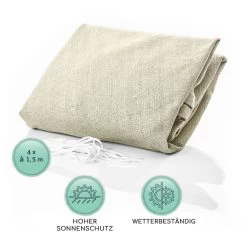 Rechteckiges Sonnensegel 2x3 M Mit Befestigungsringen Polyester Luftdurchlässig 12 Rechteckiges Sonnensegel 2x3 M Mit Befestigungsringen Polyester Luftdurchlässig -Gartenwelt Verkauf 10038157 de 0005 logo