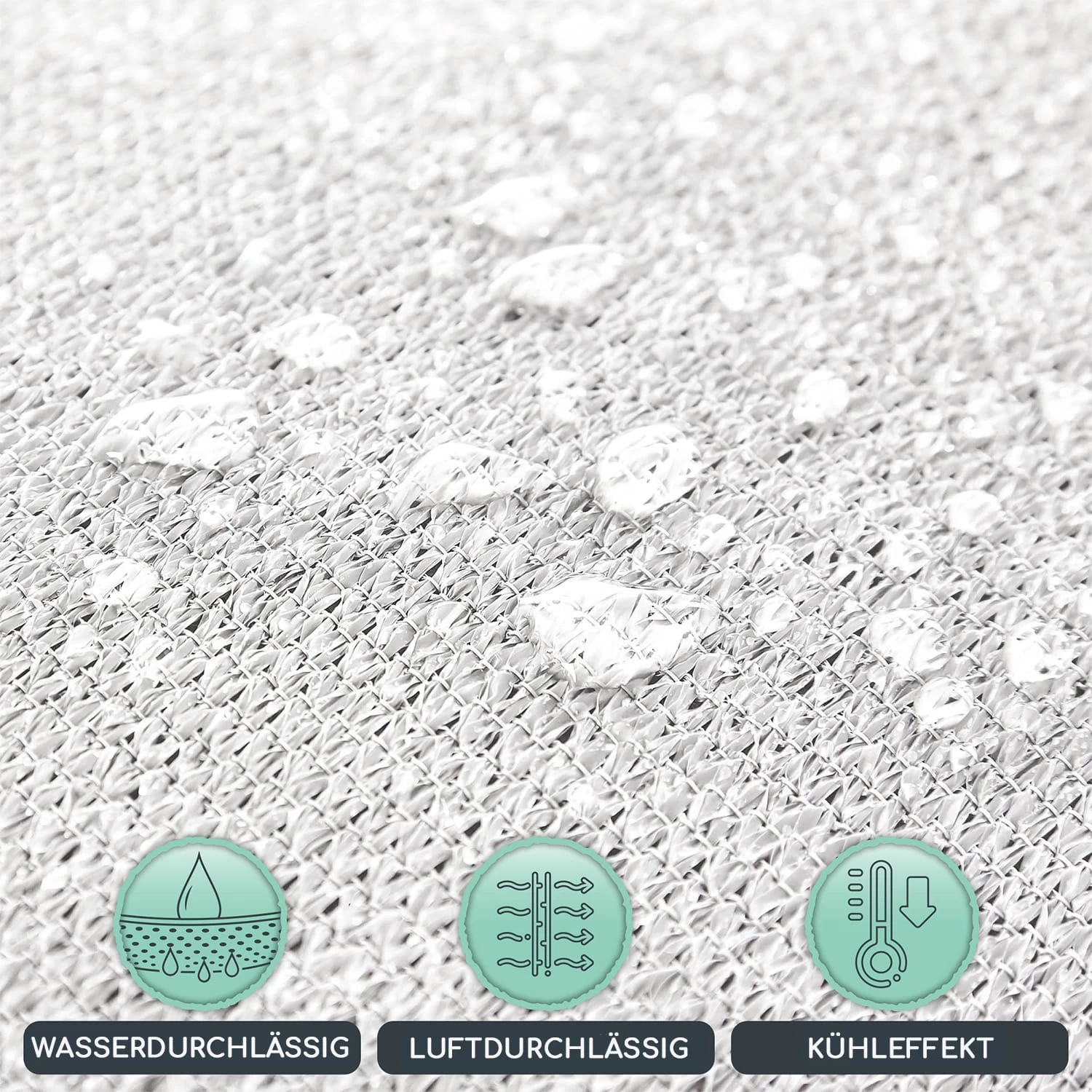 Dreieckiges Sonnensegel 3x3x3 M Polyester Luftdurchlässig 5 Dreieckiges Sonnensegel 3x3x3 M Polyester Luftdurchlässig – Bild 3