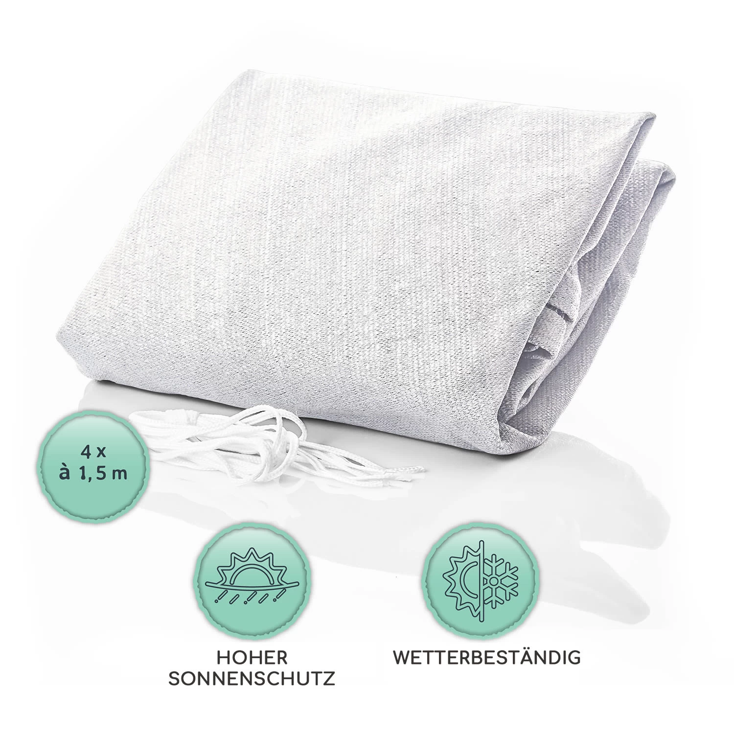 Dreieckiges Sonnensegel 3x3x3 M Polyester Luftdurchlässig 7 Dreieckiges Sonnensegel 3x3x3 M Polyester Luftdurchlässig – Bild 5