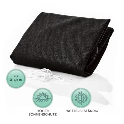 Quadratisches Sonnensegel 3 X 3 M Polyester Luftdurchlässig -Gartenwelt Verkauf 10038215 de 0005 logo