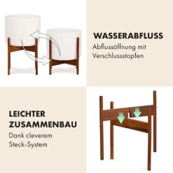 Thorn Blumentopf Mit Ständer 50er Jahre Stil 2 Größen 13 Thorn Blumentopf Mit Ständer 50er Jahre Stil 2 Größen -Gartenwelt Verkauf 10038440 de 0005 usp