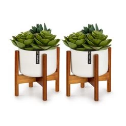 Thorn Blumentopf Mit Ständer 2er-Set 50er Jahre Stil