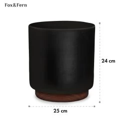 Enspijk Blumentöpfe Walnussholz Polystone Handgemacht 2 Größen -Gartenwelt Verkauf 10038463 yy 0005 usp