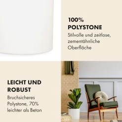 Venlo Blumentopf Polystone In- Und Outdoor 3 Größen -Gartenwelt Verkauf 10038471 de 0003 usp