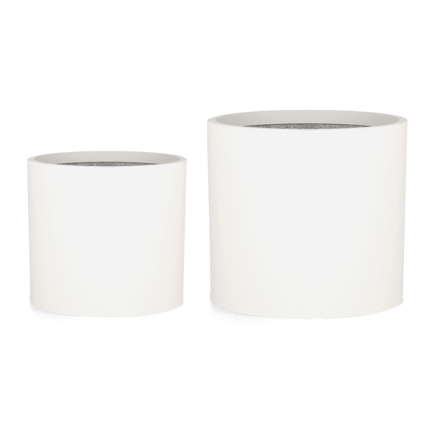 Gendt Pflanztopf Übertopf 2er-Set 2 Größen L/XL Faserstein In/Outdoor 3 Gendt Pflanztopf Übertopf 2er-Set 2 Größen L/XL Faserstein In/Outdoor