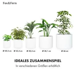 Gendt Pflanztopf Übertopf 3er-Set 3 Größen S/M/L Faserstein In/Outdoor -Gartenwelt Verkauf 10038475 de 0006 usp