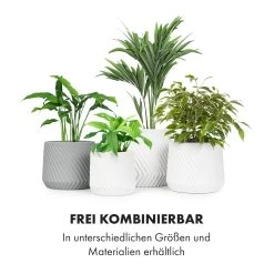 Heusden Blumentopf 2er-Set Polystone Pflanzenfreundlich Handgemacht 3D-Optik -Gartenwelt Verkauf 10038484 de 0006 logo