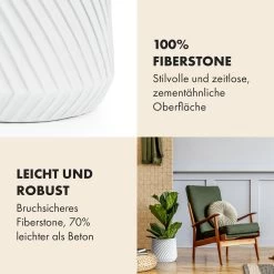 Heusden Blumentopf Polystone Pflanzenfreundlich Handgemacht -Gartenwelt Verkauf 10038485 de 0003 usp