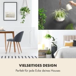 Laren Blumenampel Ø 28 Cm Polystone Mit Naturseilen -Gartenwelt Verkauf 10038487 de 0002 usp