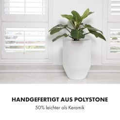 Almere Blumentopf Polystone Pflanzenfreundlich Handgemacht Rund -Gartenwelt Verkauf 10038503 de 0004 logo