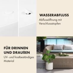 Pflanztopf Übertopf Faserstein In/Outdoor -Gartenwelt Verkauf 10038510 de 0004 usp