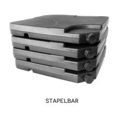 Limousin Sonnenschirmständer-Gewichte 80 Kg Leergewichte 4er-Set -Gartenwelt Verkauf 10038526 de 0006 logo