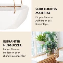 Laren Blumenampel Ø 28 Cm Polystone Mit Naturseilen 2er-Set 10 Laren Blumenampel Ø 28 Cm Polystone Mit Naturseilen 2er-Set -Gartenwelt Verkauf 10038552 de 0003 usp