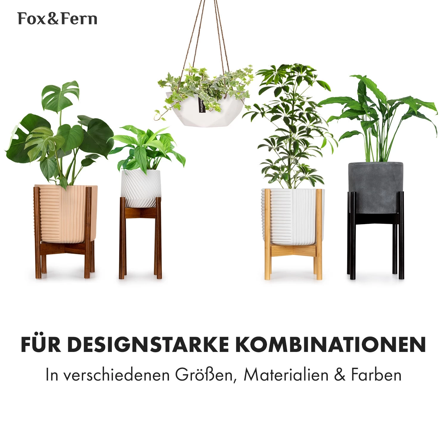 Laren Blumenampel Ø 28 Cm Polystone Mit Naturseilen 2er-Set 8 Laren Blumenampel Ø 28 Cm Polystone Mit Naturseilen 2er-Set – Bild 6