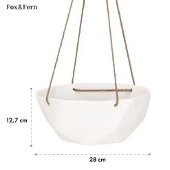 Laren Blumenampel Ø 28 Cm Polystone Mit Naturseilen 2er-Set 12 Laren Blumenampel Ø 28 Cm Polystone Mit Naturseilen 2er-Set -Gartenwelt Verkauf 10038552 yy 0005 usp