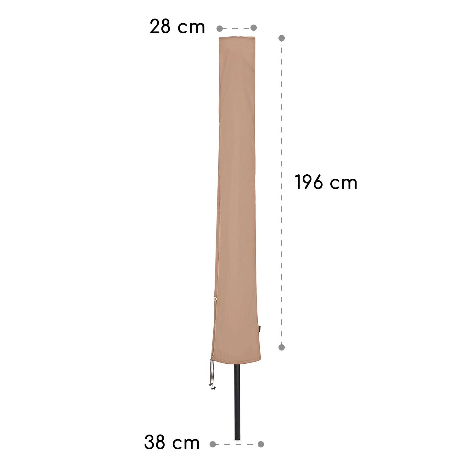 Shield Premium Schutzhülle Sonnenschirm Bis Ø 300 Cm UV-beständig 10 Shield Premium Schutzhülle Sonnenschirm Bis Ø 300 Cm UV-beständig – Bild 8