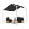 Blumfeldt La Rochelle Gazebo Schrägdach UV 50+ Aluminium Polyester -Gartenwelt Verkauf 10040098 yy 0001 titel
