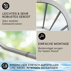 Orleans Gazebo 300 X 220 X 300 Cm Schiebedach UV-Schutz 50+ Leicht -Gartenwelt Verkauf 10040119 de 0003 logo